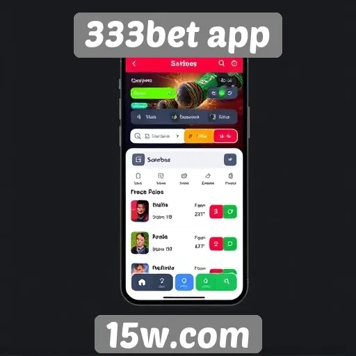 Análise da interface do usuário do 333bet app